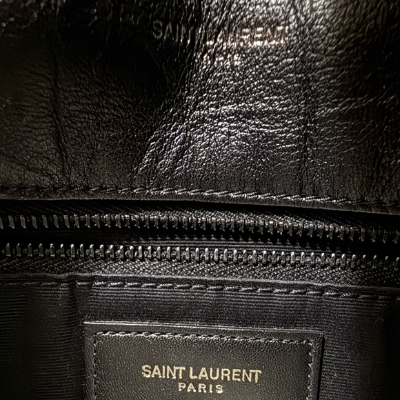 Yves Saint Laurent Mini Puffy Bag in Black - Picture 9 of 11
